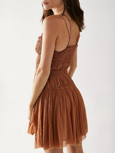 Summer Dress Mini Dresses White Straps Neck Buttons Polyester Beach Dress